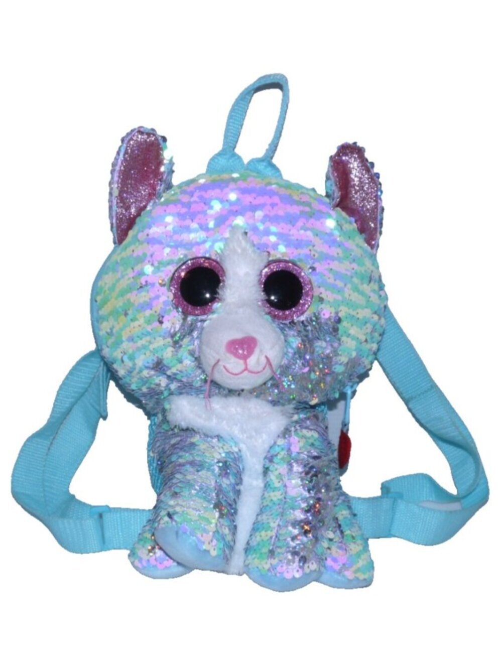 Ty Flippables Whimsy Backpack 11" stuffed plush cat Sensory Toy 2019